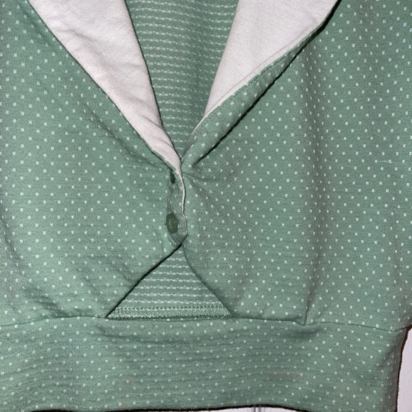 Pins & Needles mint white cut out crop top - Picture 2 of 5